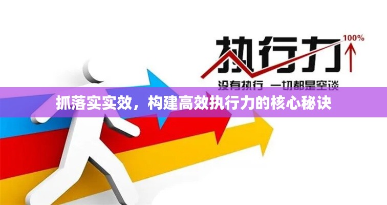 抓落实实效,构建高效执行力的核心秘诀