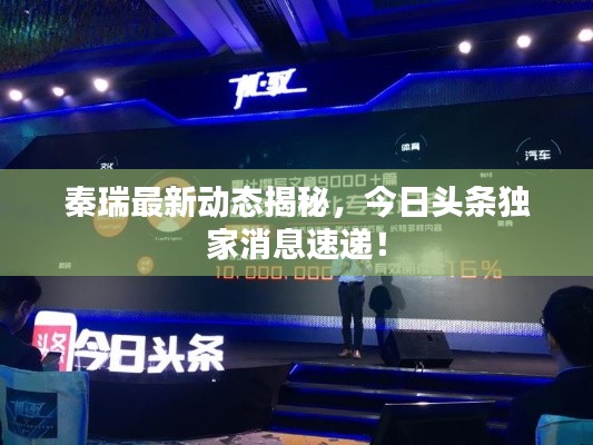 秦瑞最新动态揭秘,今日头条独家消息速递!