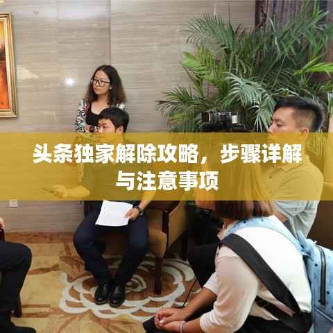 头条独家解除攻略,步骤详解与注意事项
