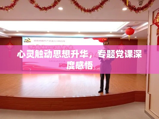 心灵触动思想升华,专题党课深度感悟